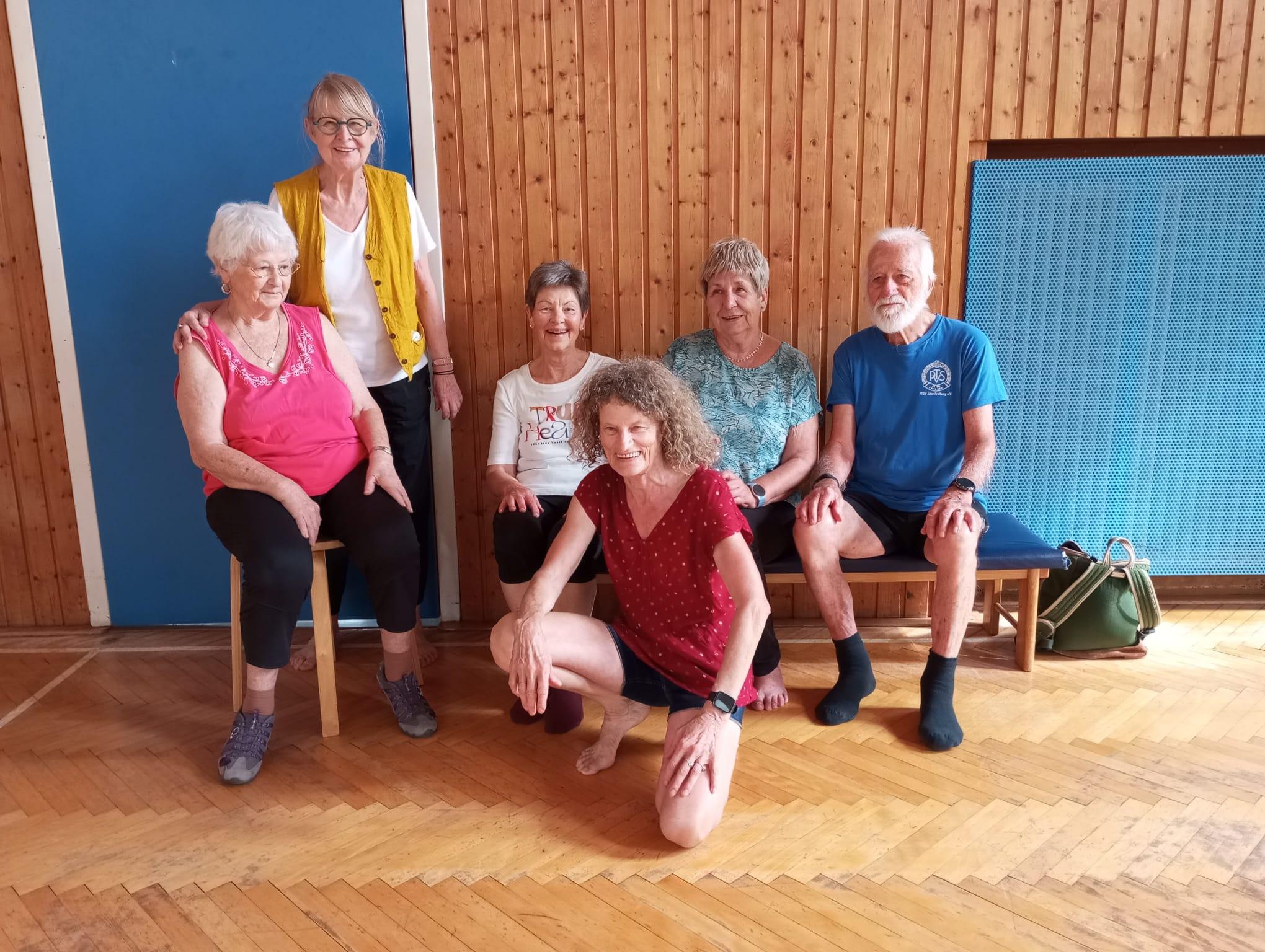 Seniorengymnastik Gruppenbild