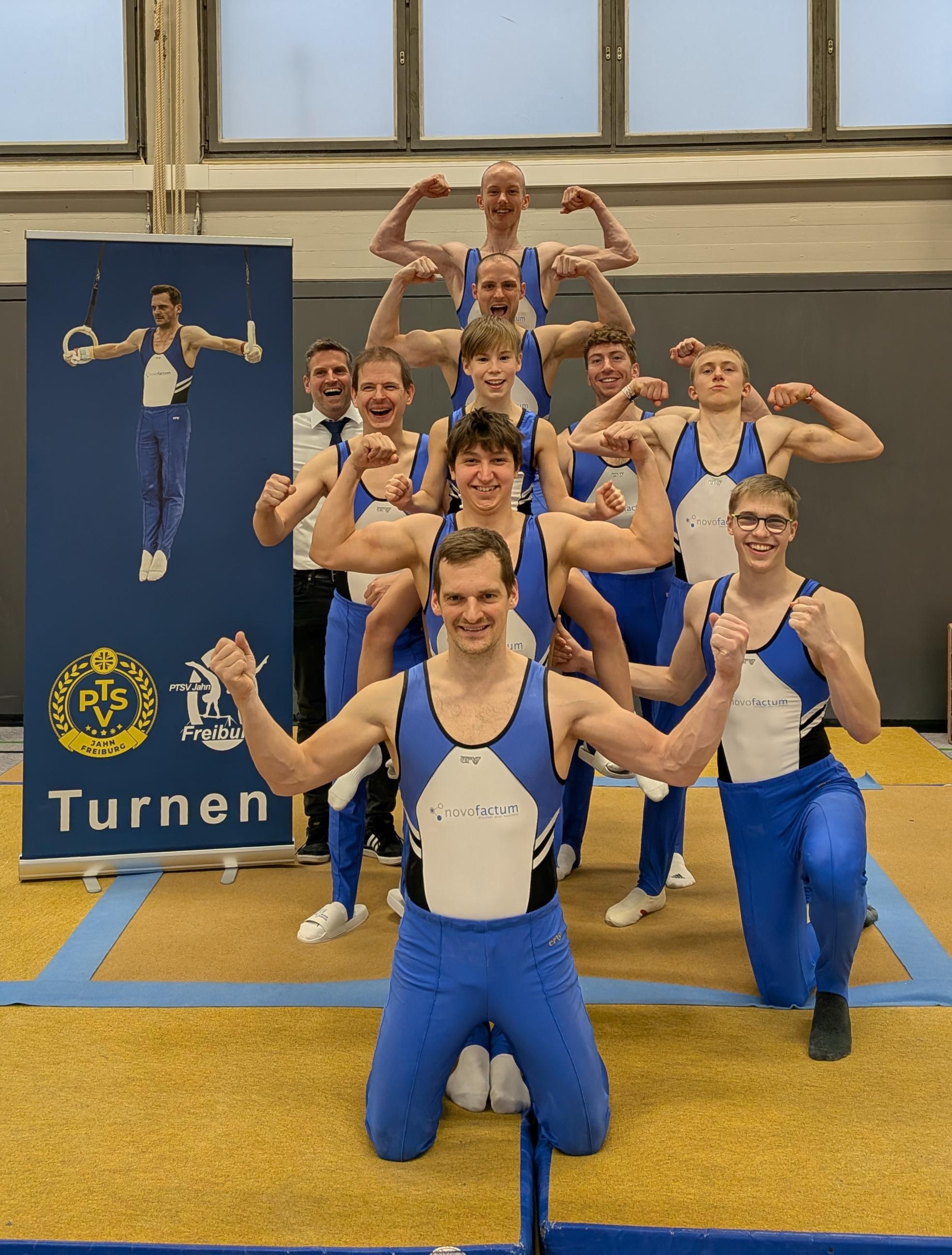 Mannschaftsbild der PTSV-Landesliga-Turner