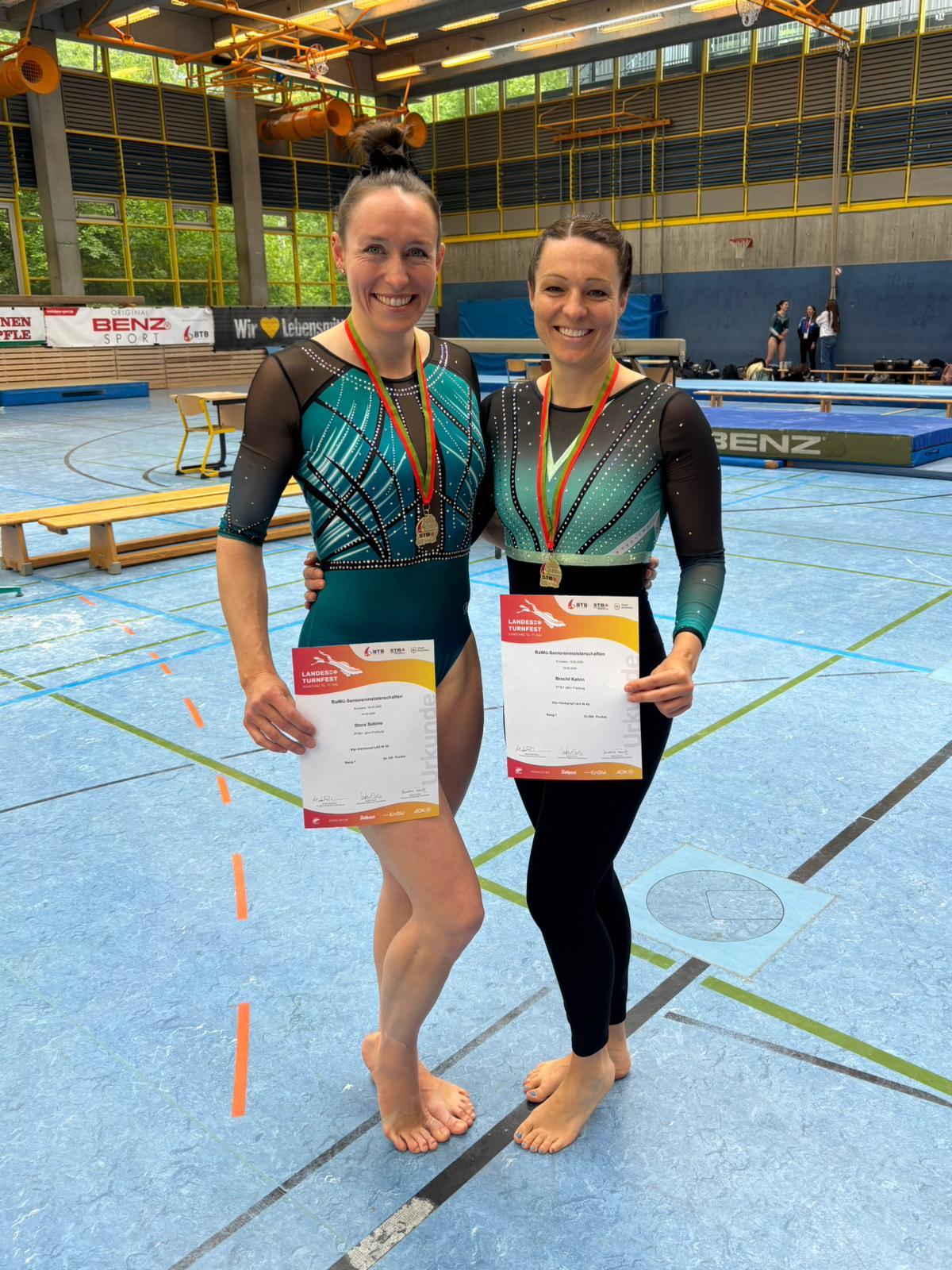 Zwei Baden-Württembergische Meisterinnen: Sabine Storz und Katrin Bracht