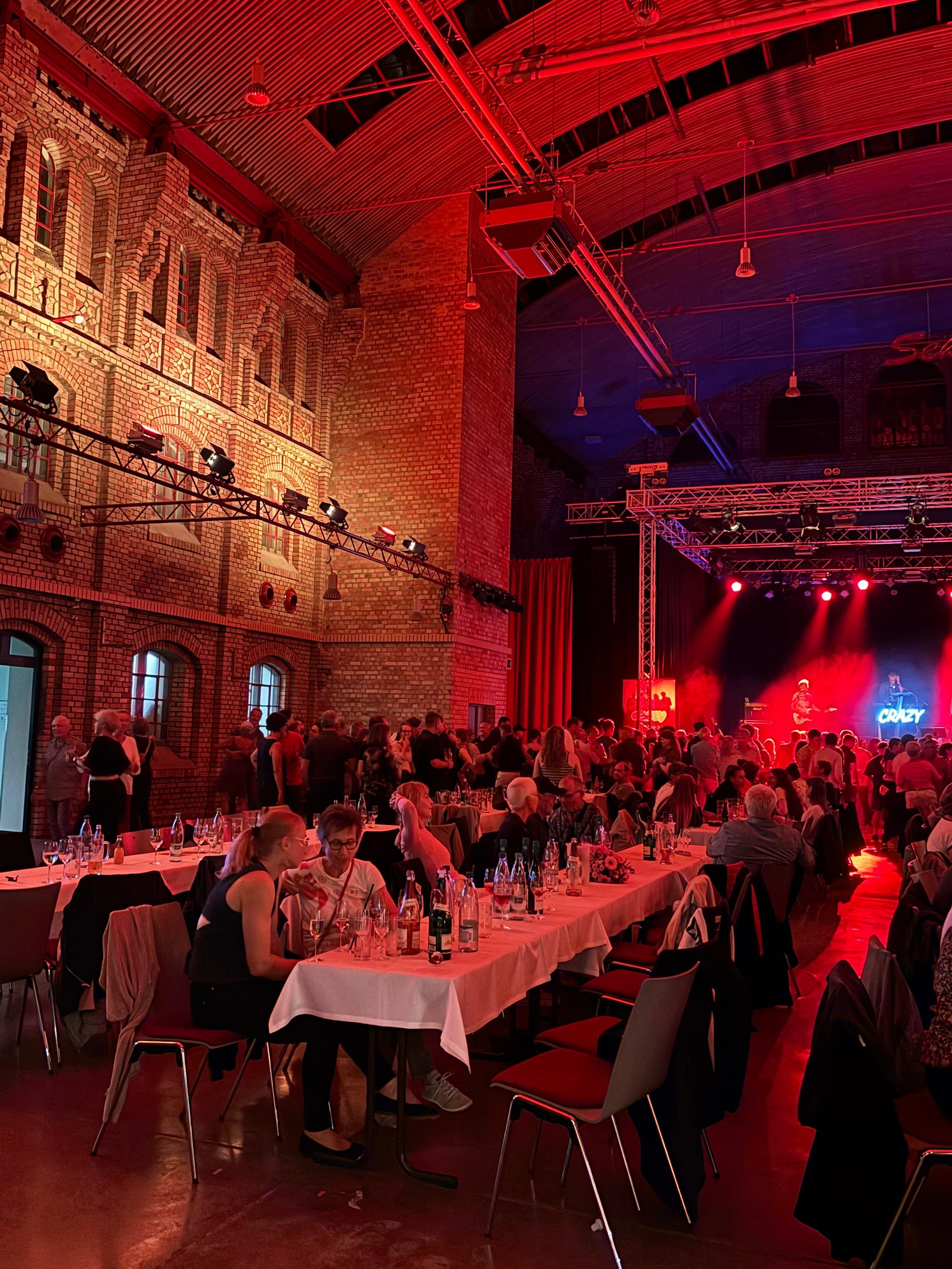 Abendveranstaltung beim Turnfest in Freyburg