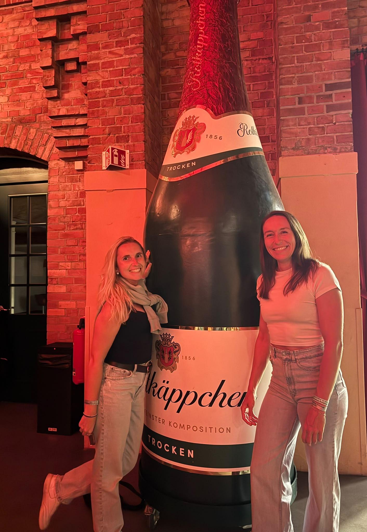 Katharina Mano und Sabine Storz beim Turnfest in Freyburg