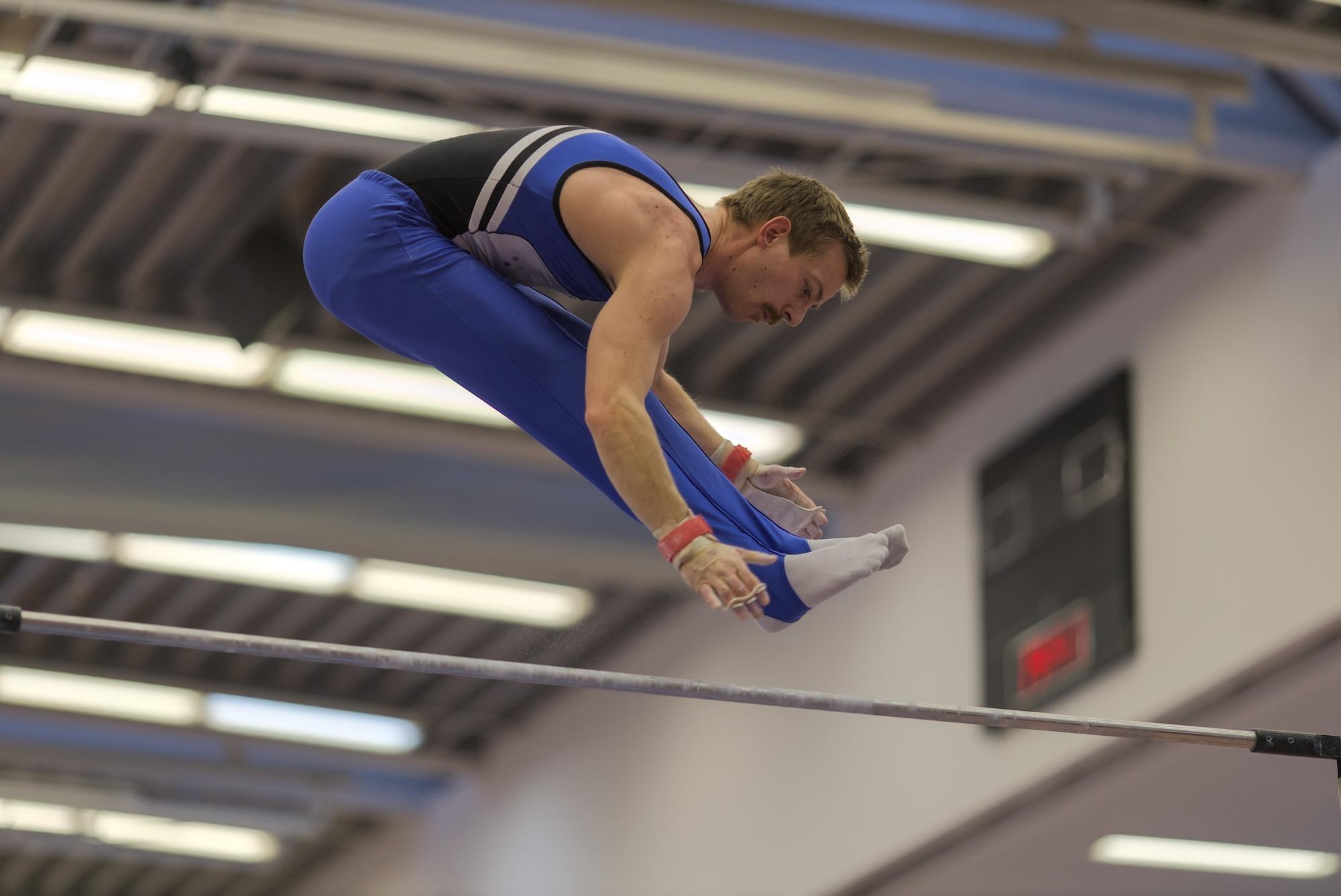 Wendelin Giesler am Reck