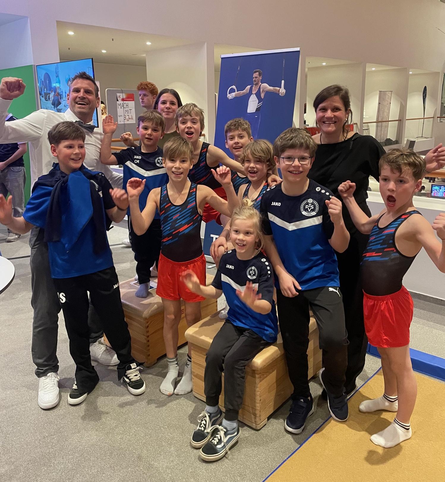 Unsere Turner bei der Galanacht des Sports