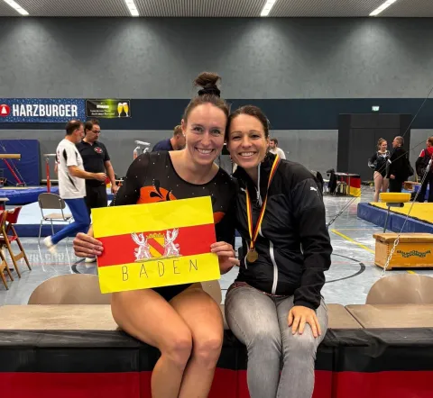 Sabine und Katrin beim Deutschlandpokal der Senioren