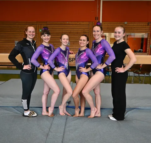 Mannschaftsbild Verbandsliga Turnen in Güttingen 2026