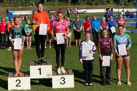 Siegerehrung Turnfest Freyburg