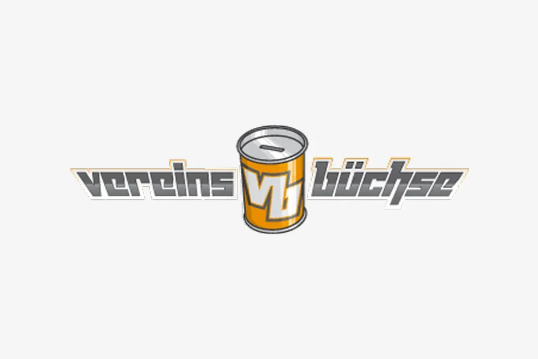 Logo Vereinsbüchse auf Grau