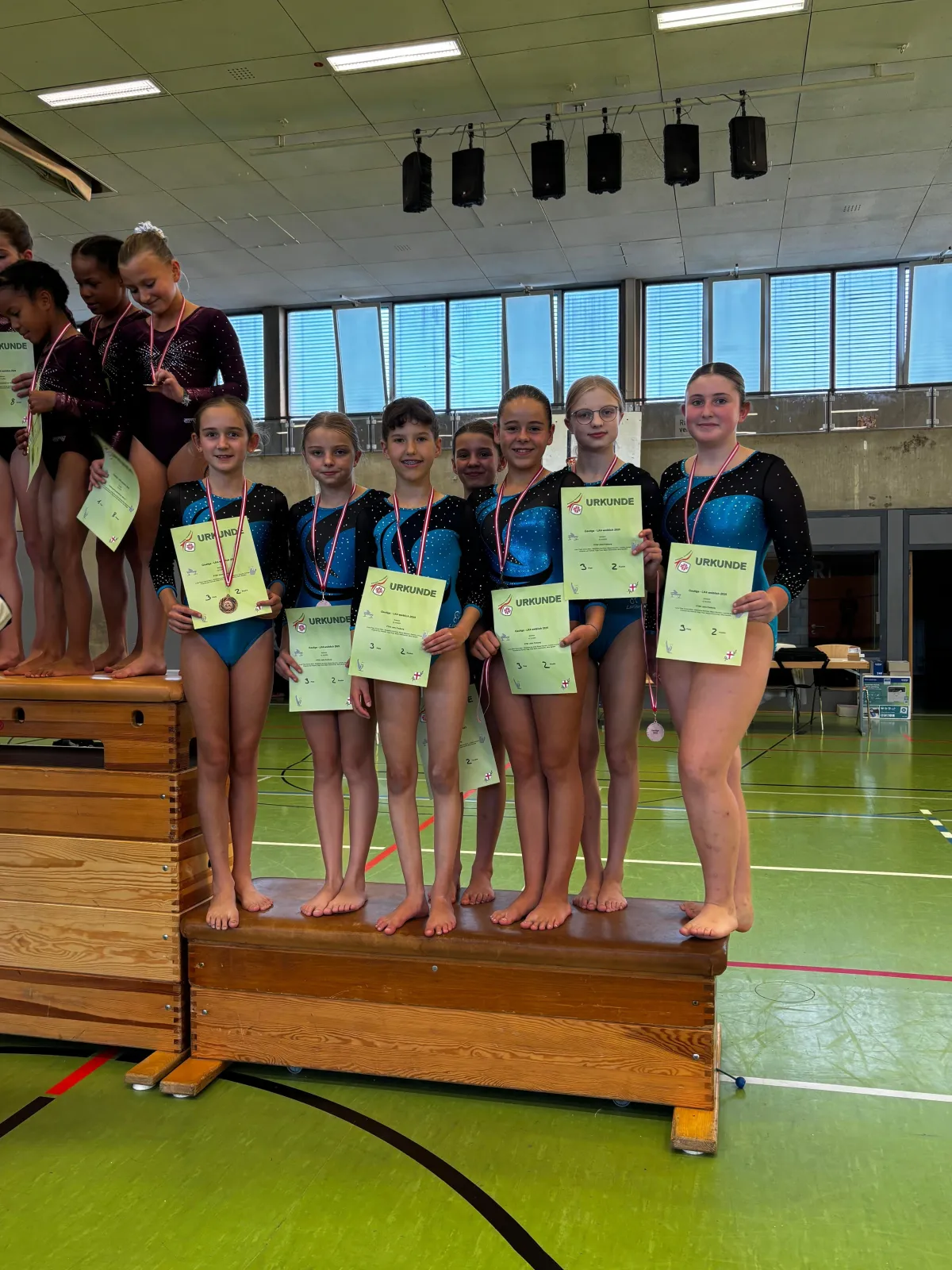 Gauliga Turnen Mannschaftsbild AK13 und jünger