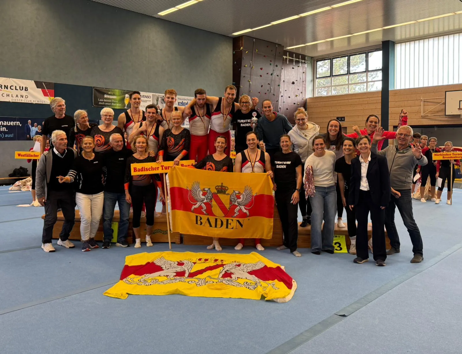 Team Baden beim Deutschlandpokal der Senioren