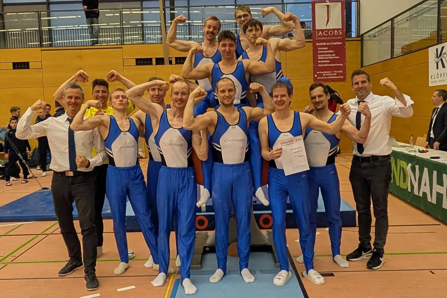 Die Mannschaft der Landesliga-Turner 2026 in Bühl