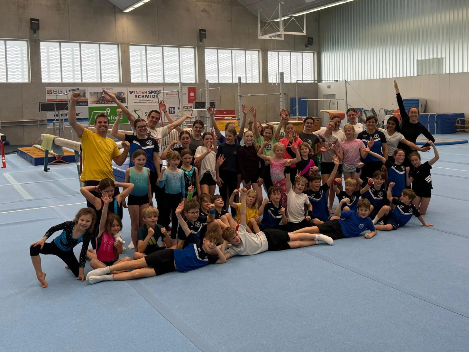 Unsere Turngruppe beim Trainingslager in Überlingen