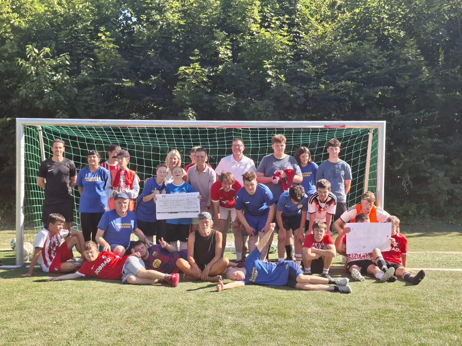 Spendenübergabe Inklusions-Kickers 2026