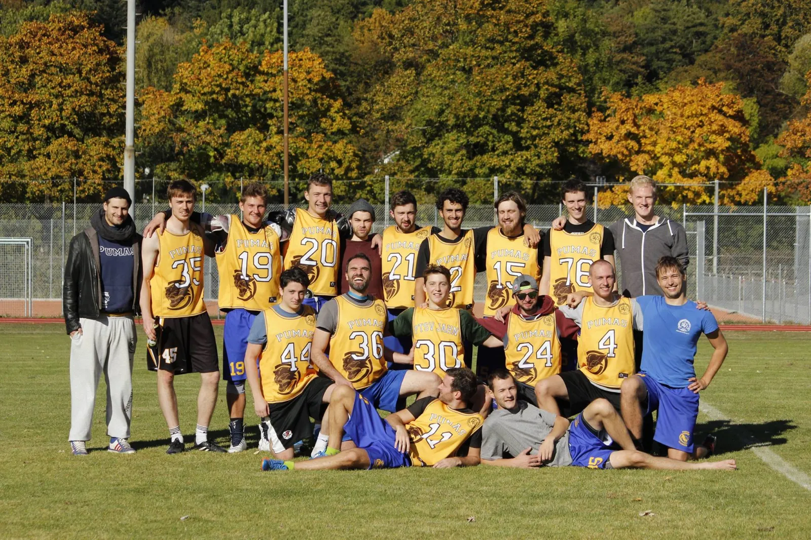 Mannschaftsfoto Heimspiel Stuttgart 16.10.16